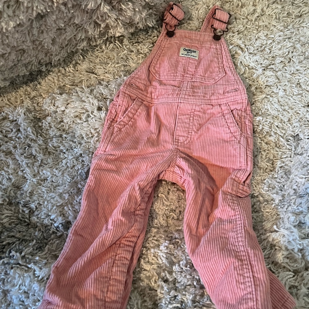 OshKosh B'gosh Pink Corduroy Overalls